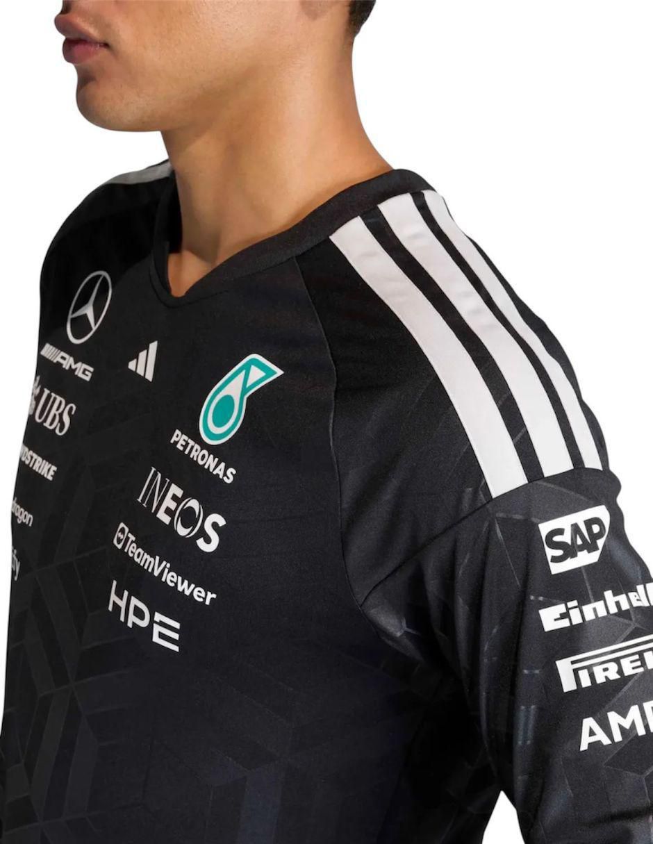 Playera deportiva para motorsport mercedes de hombre 3