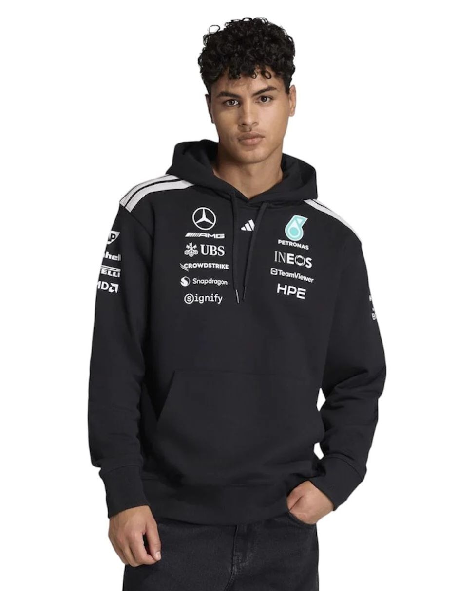 Sudadera adidas mercedes amg f1 con capucha para hombre