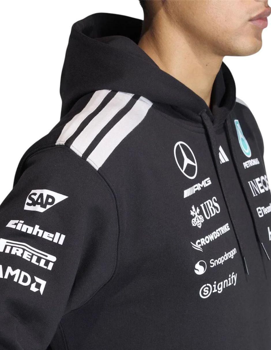 Sudadera adidas mercedes amg f1 con capucha para hombre