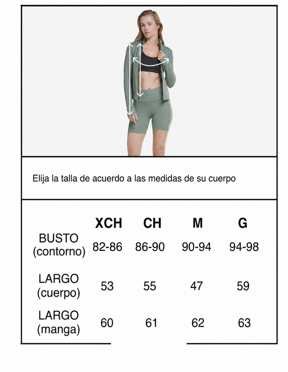 Chamarra para entrenamiento de mujer 2