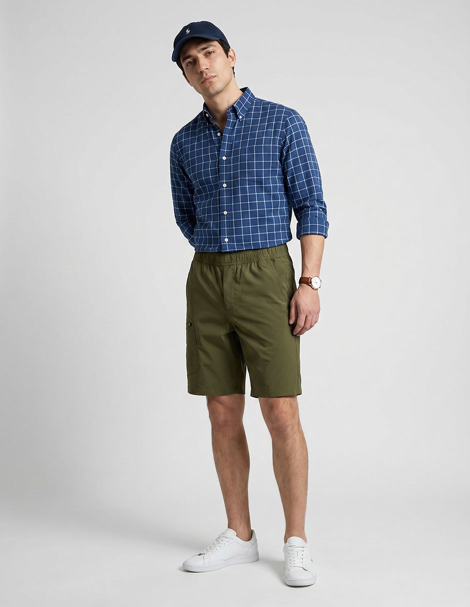 Set Short/Short Sin Diseño Para Casual Hombre 3