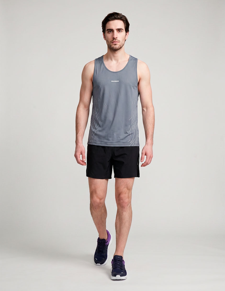 Playera para correr salomon de hombre