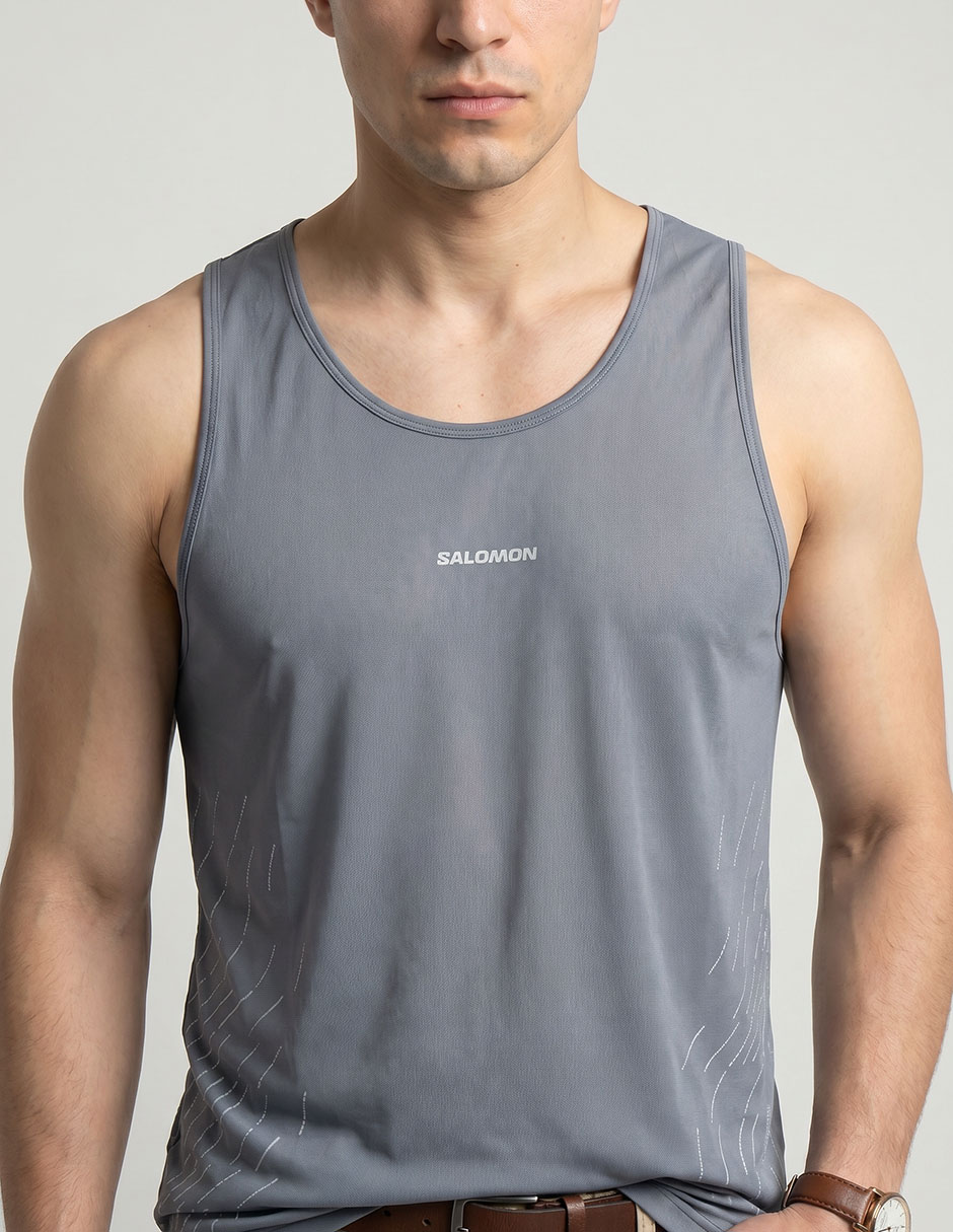 Set playera para correr Salomon de hombre