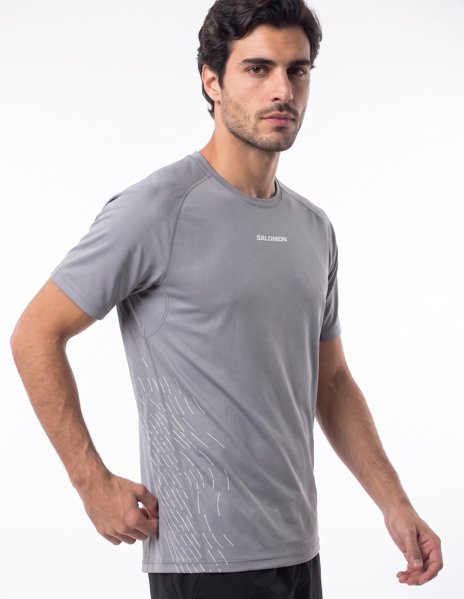 Playera deportiva para correr para hombre 4