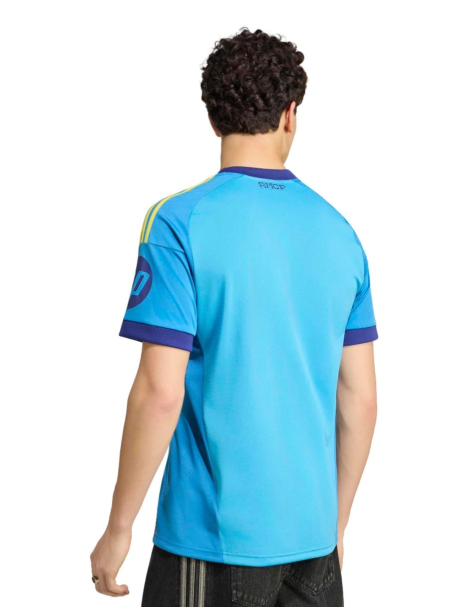 Jersey de Real Madrid Club de fútbol local manga corta para hombre 3
