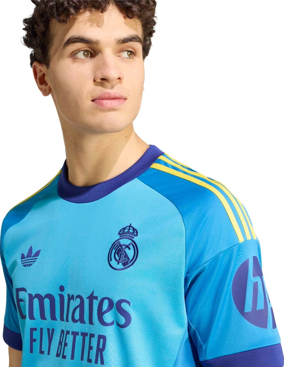 Jersey de Real Madrid Club de fútbol local manga corta para hombre 5