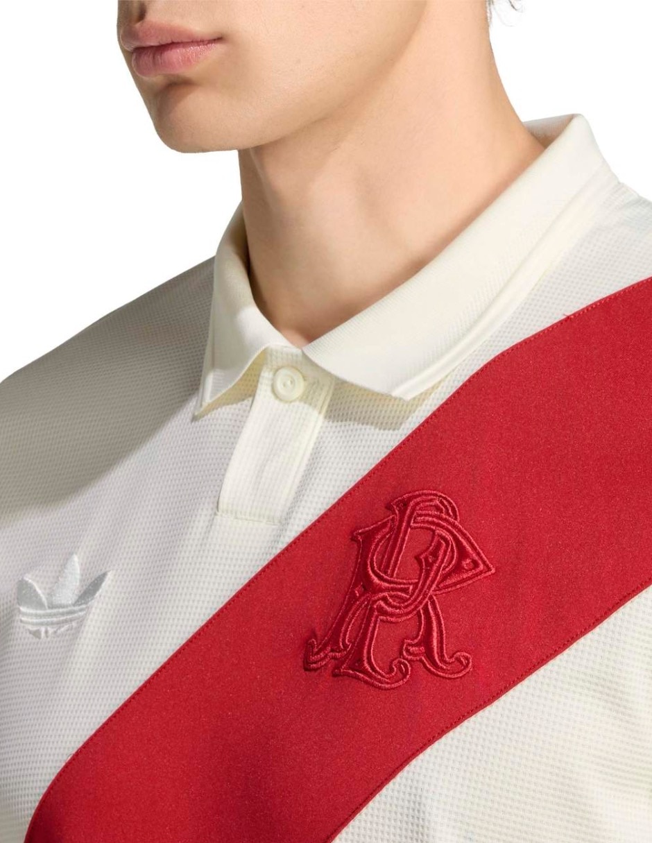 Jersey de Club Atlético River Plate Local de manga corta Adidas Jugador para hombre