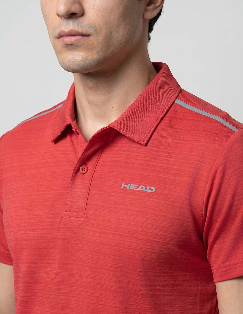 Playera tipo polo pádel para hombre 4