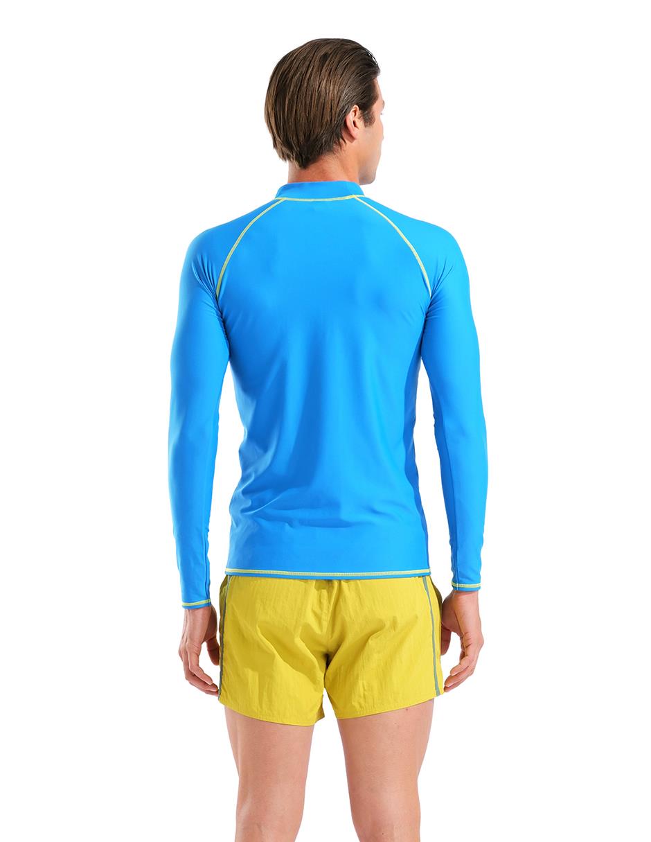 Wetshirt estampado liso para hombre 2