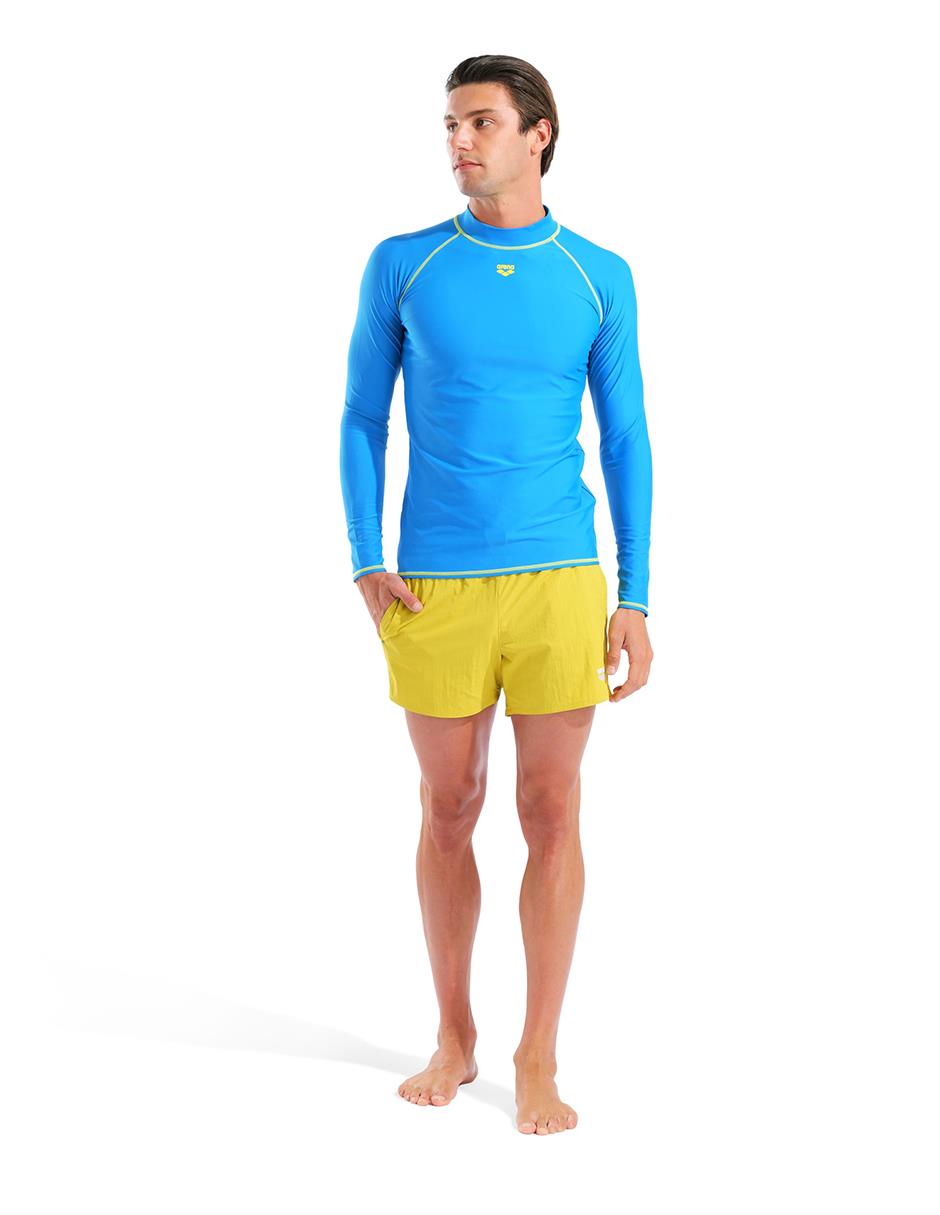 Wetshirt estampado liso para hombre 3