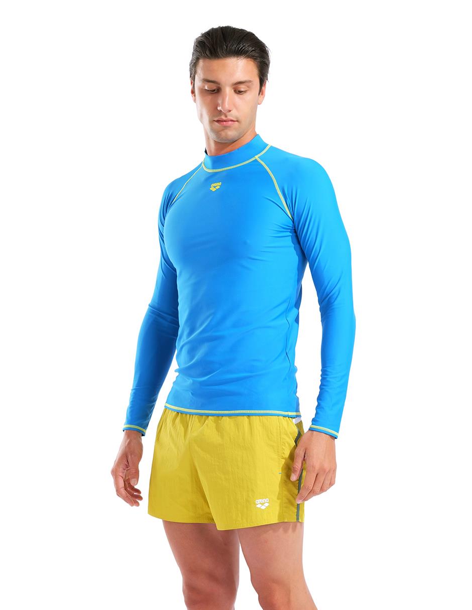 Wetshirt estampado liso para hombre