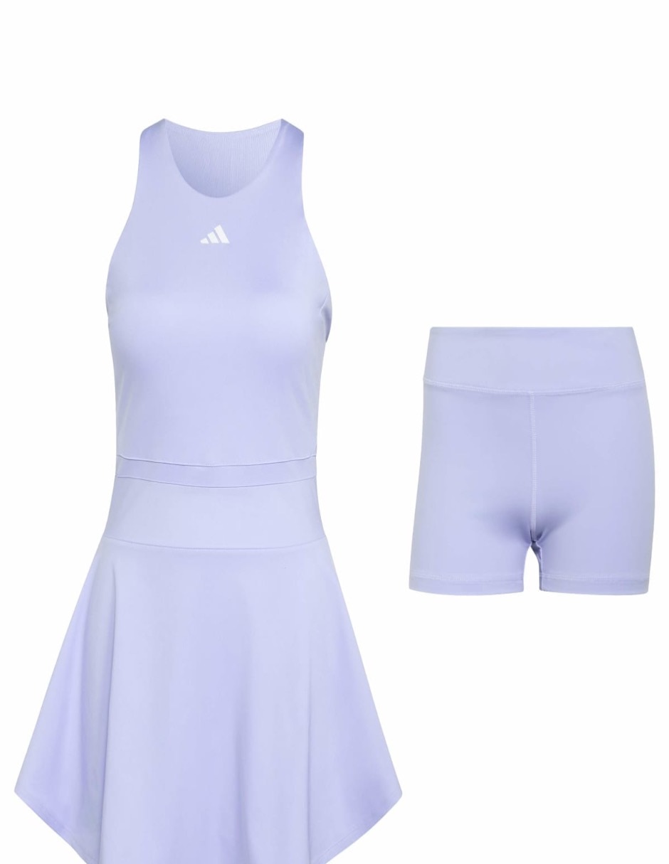 Vestido sin bra mini tennis para mujer 8