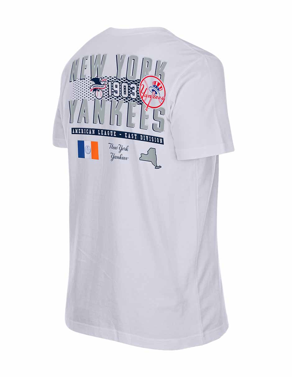 Playera deportiva para béisbol new era new york yankees unisex