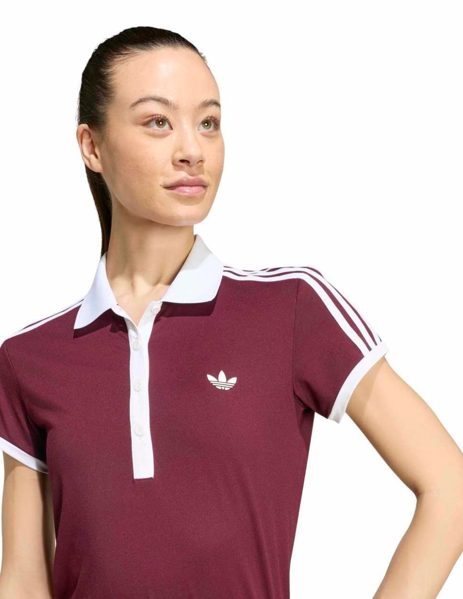 Playera tipo polo tennis para mujer 4