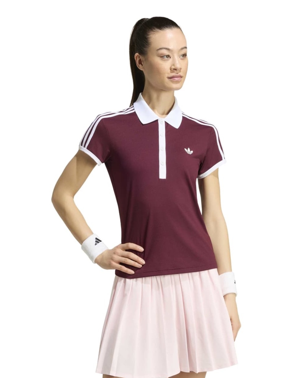Playera tipo polo tennis para mujer
