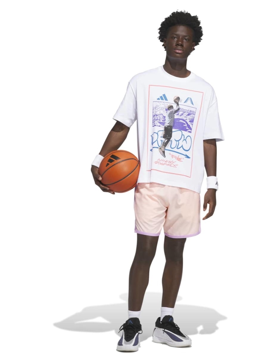 Short con bolsillos Adidas para Básquetbol hombre