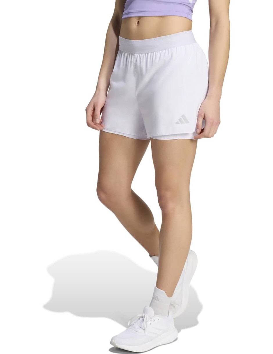 Short con bolsillos Adidas para correr mujer
