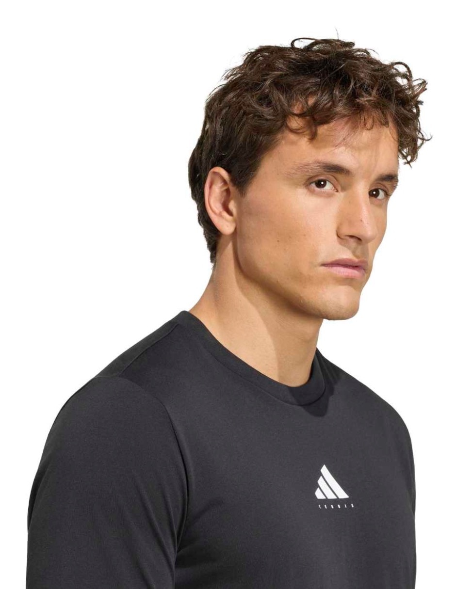 Playera deportiva para tennis de hombre 4