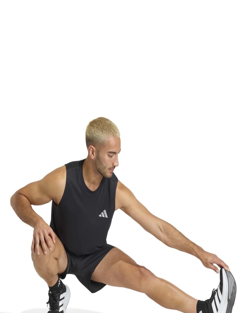 Playera deportiva para correr Adidas de hombre