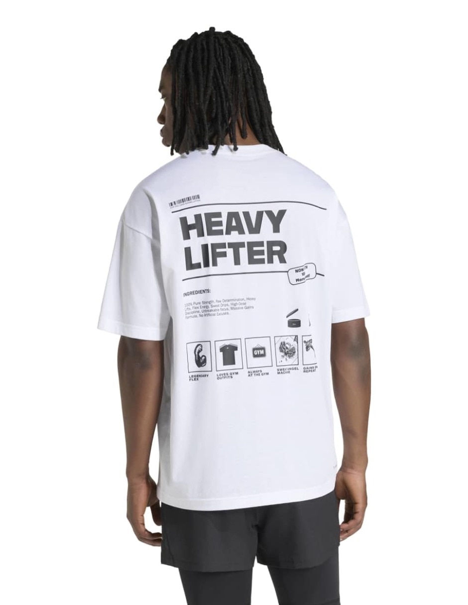 Playera deportiva para entrenamiento Adidas para hombre