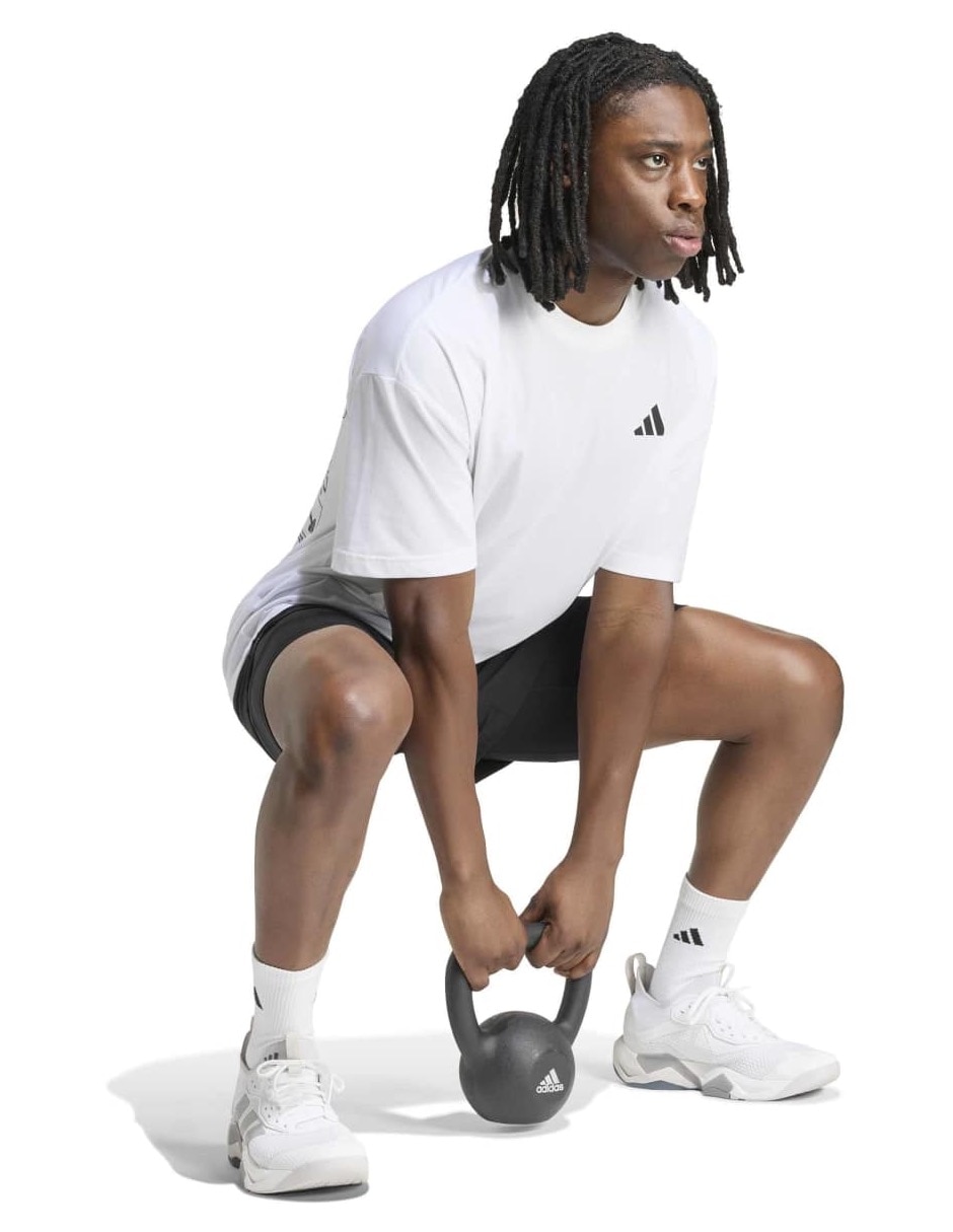 Playera deportiva para entrenamiento Adidas para hombre