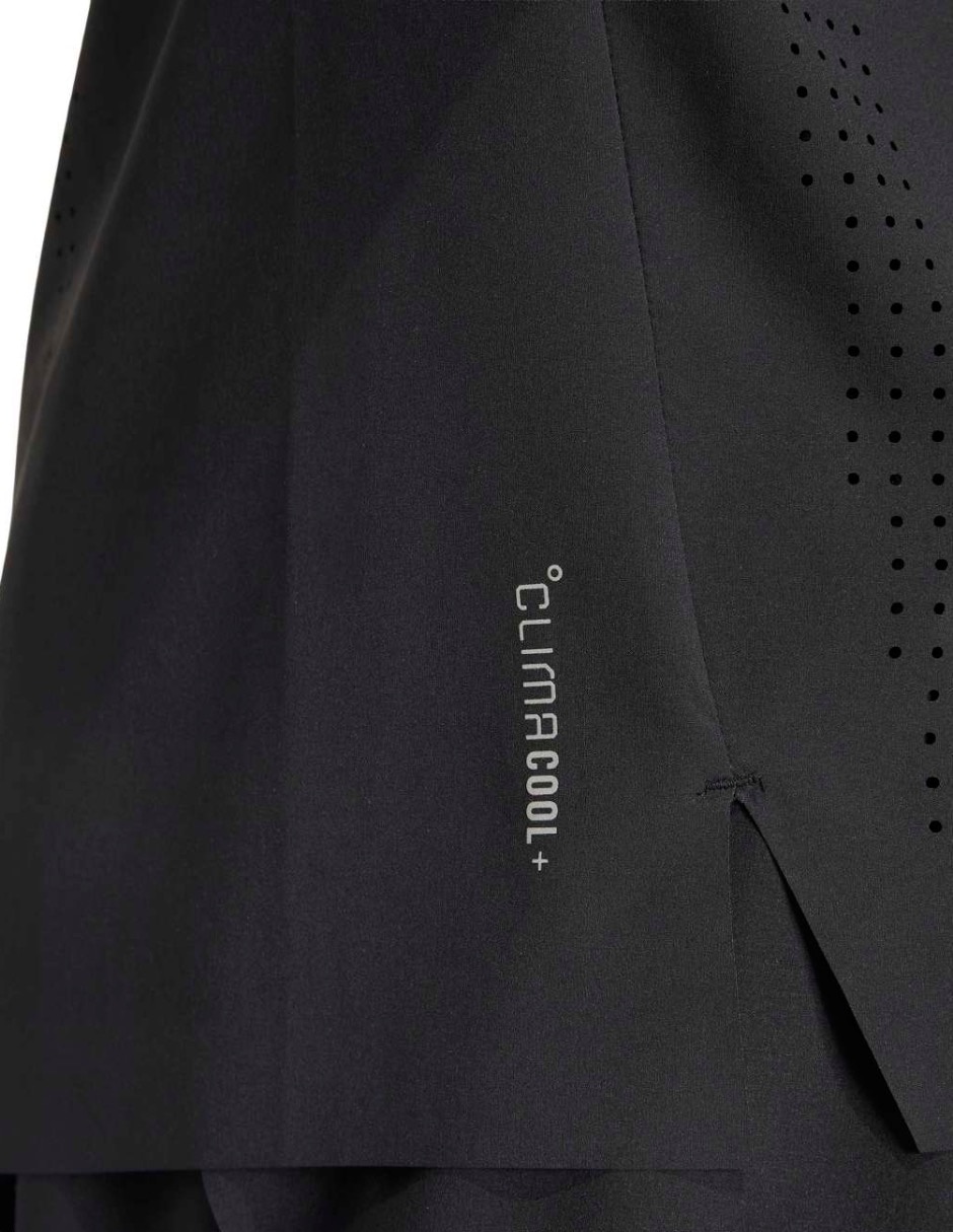 Playera deportiva para correr Adidas de hombre