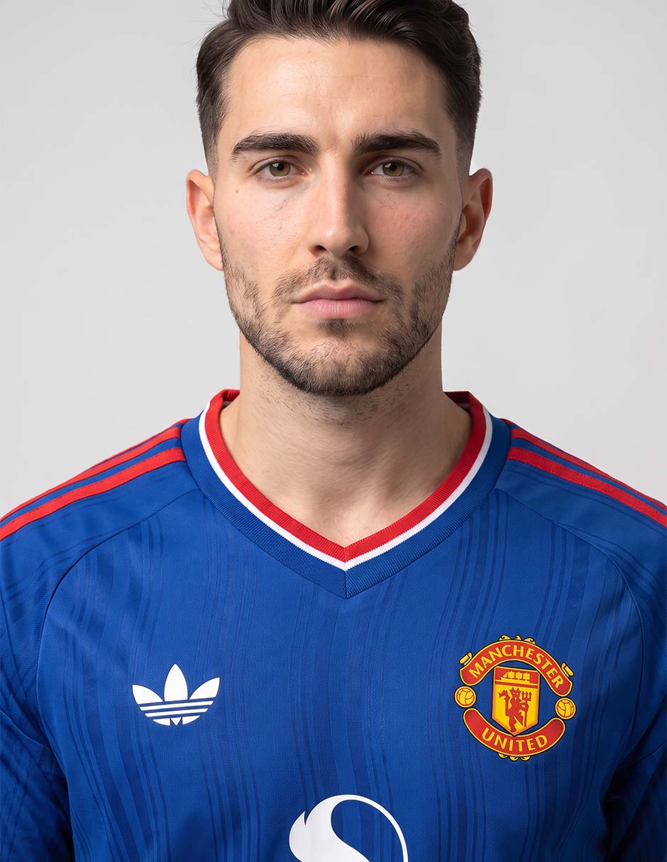 Jersey de manchester united tercer equipo de manga corta para hombre 3