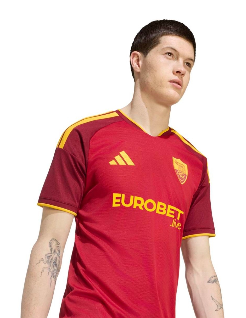 Jersey de a.s roma tercer equipo de manga corta para hombre 4
