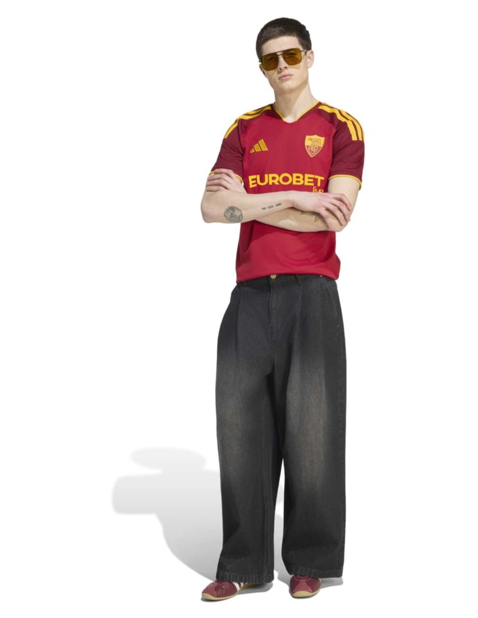 Jersey de a.s roma tercer equipo de manga corta para hombre 7
