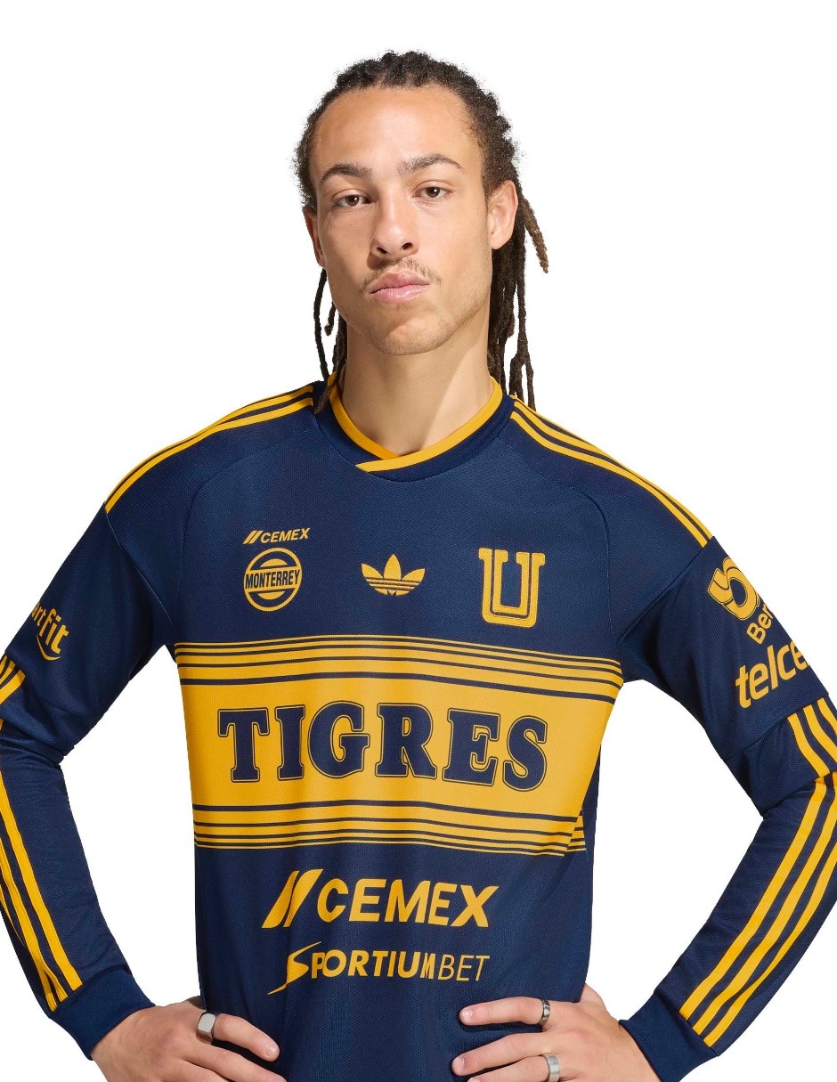 Jersey de Tigres UANL Tercer equipo manga larga para hombre 5