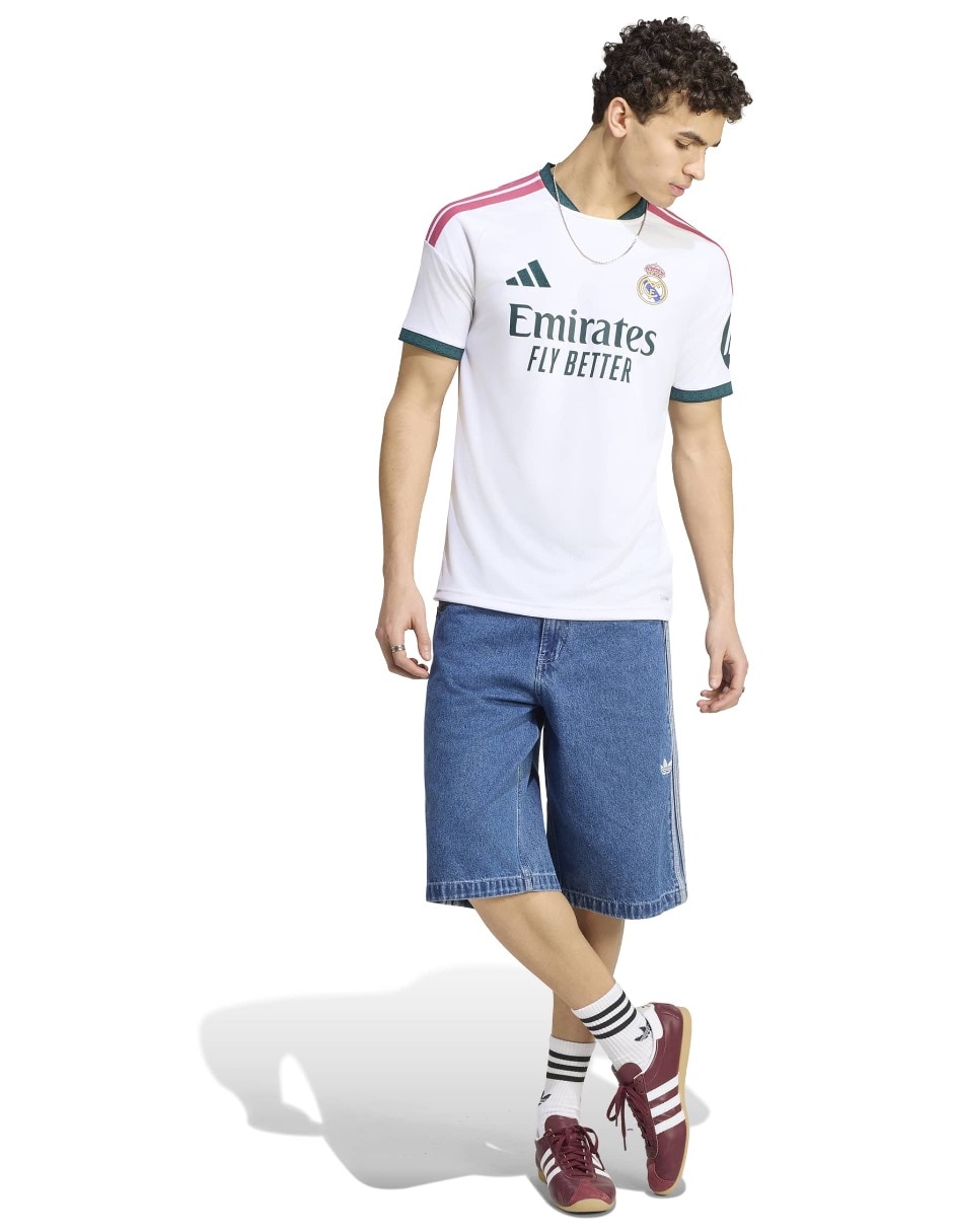 Jersey de Real Madrid Club de fútbol Tercer equipo de manga corta Adidas para hombre
