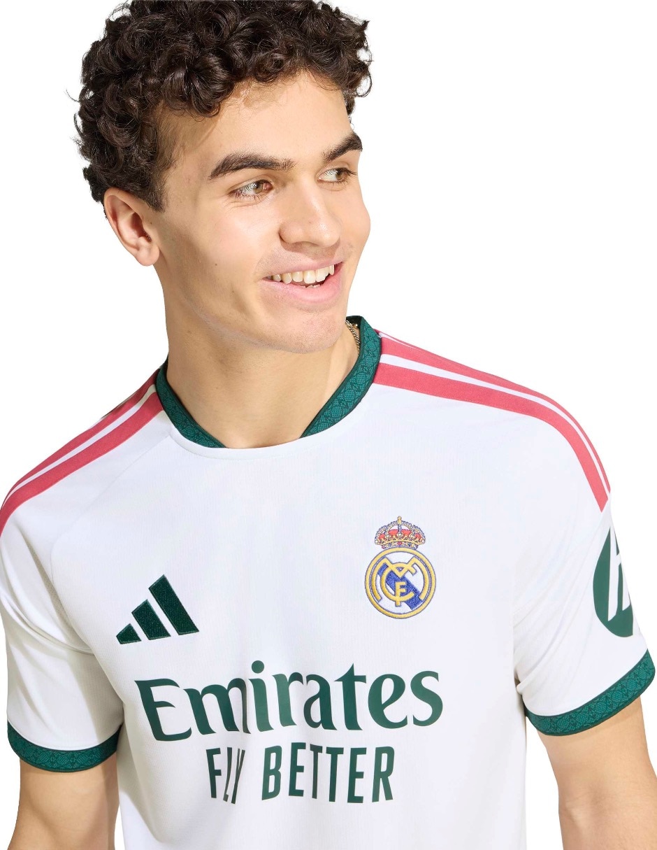 Jersey de Real Madrid Club de fútbol Tercer equipo de manga corta Adidas para hombre