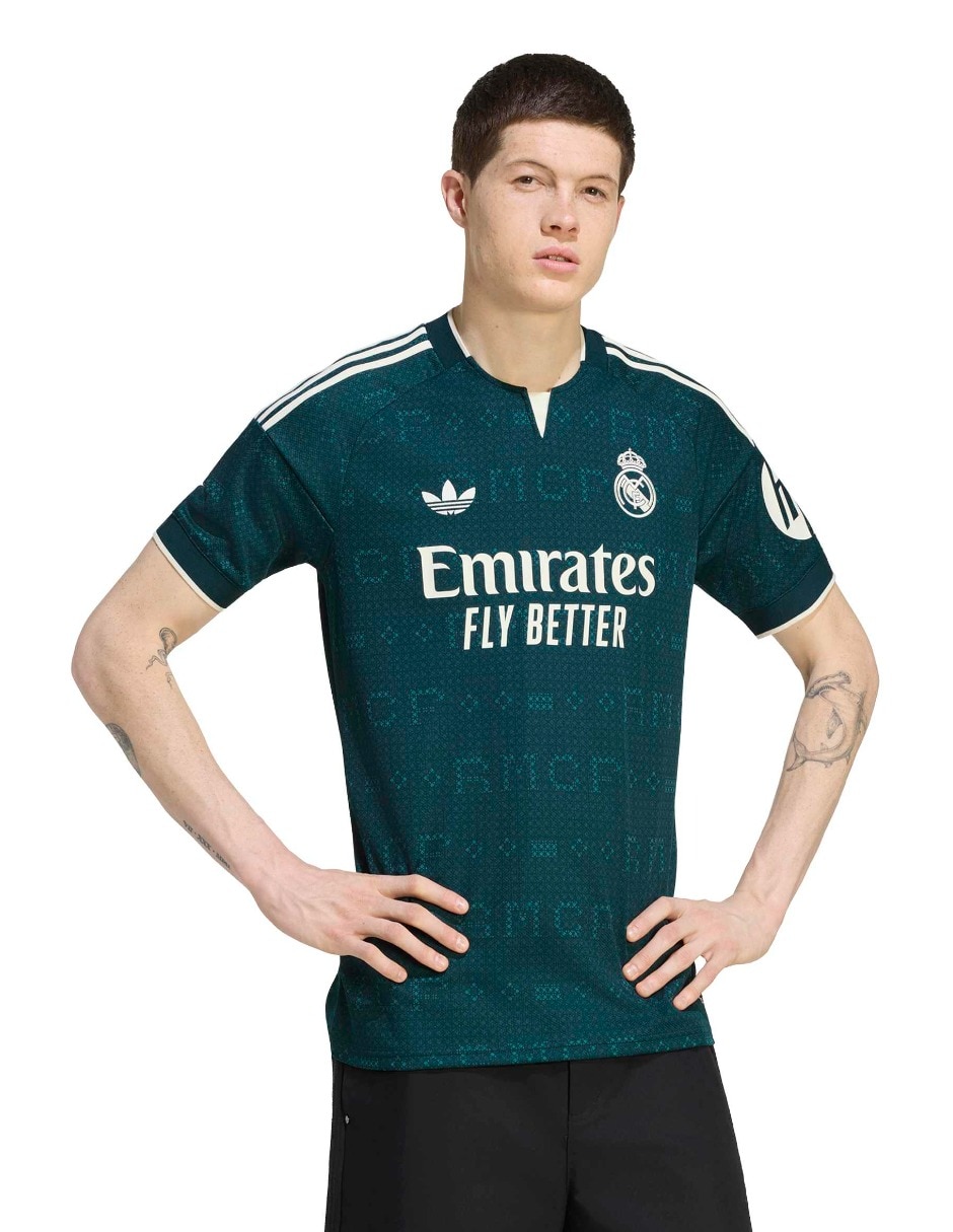 Jersey de Real Madrid Club de fútbol Tercer equipo manga corta para hombre Jersey de Real Madrid Club de fútbol Tercer equipo manga corta para hombre