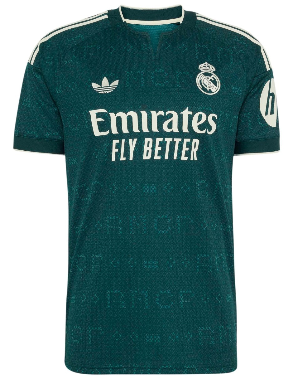 Jersey de Real Madrid Club de fútbol Tercer equipo manga corta para hombre 4
