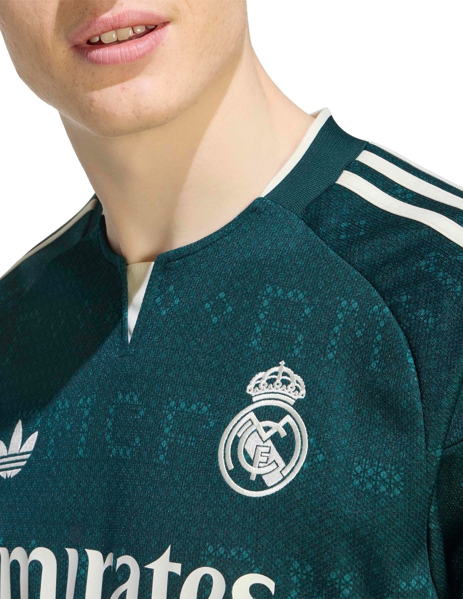 Jersey de Real Madrid Club de fútbol Tercer equipo manga corta para hombre 5