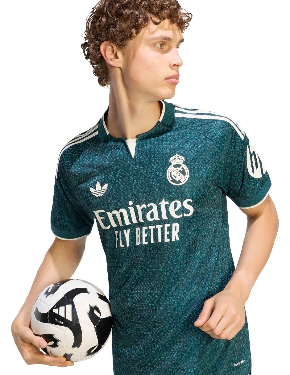 Jersey de Real Madrid Club de fútbol Tercer equipo manga corta para hombre 3