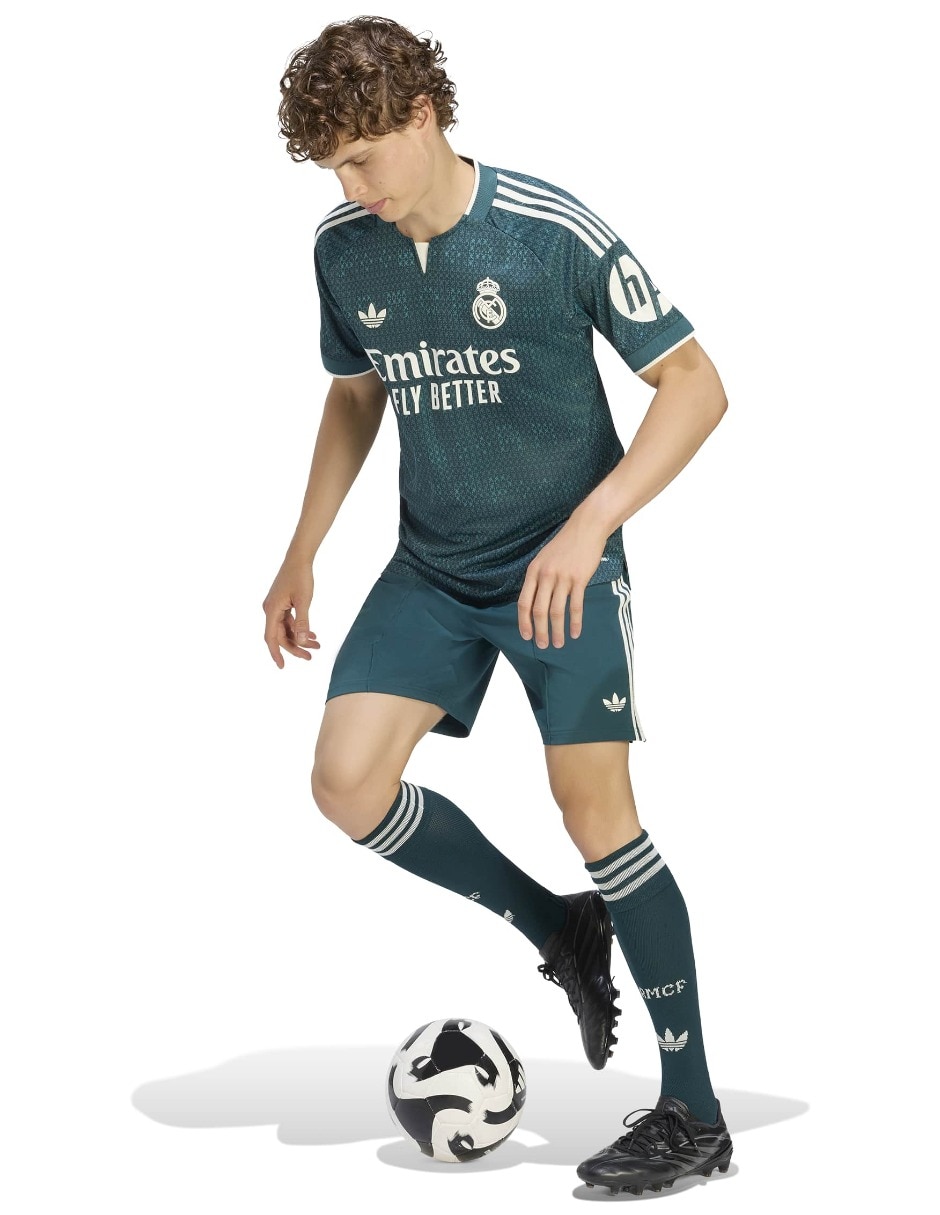 Jersey de Real Madrid Club de fútbol Tercer equipo manga corta para hombre 8