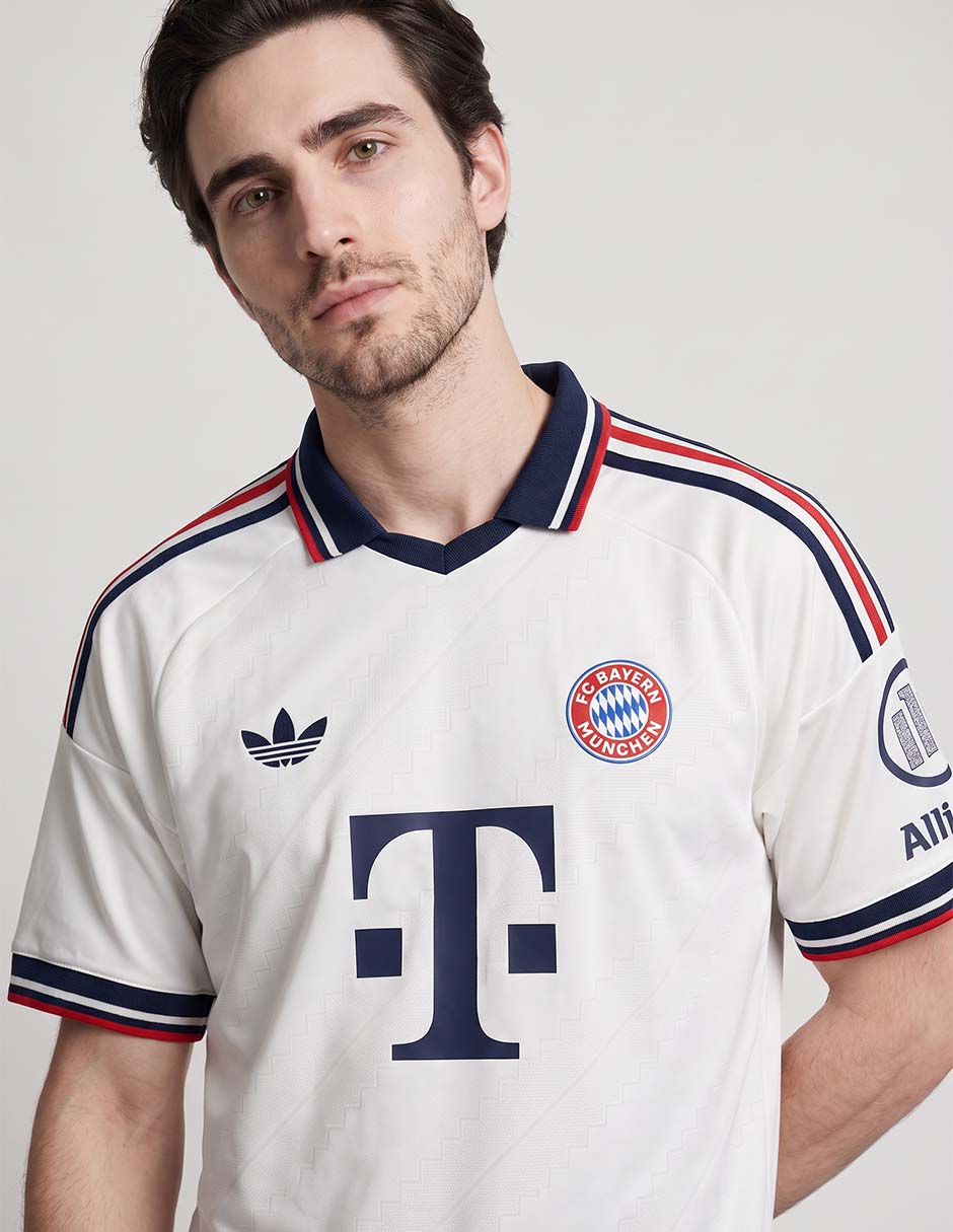 Jersey de bayern munich tercer equipo de manga corta para hombre 3