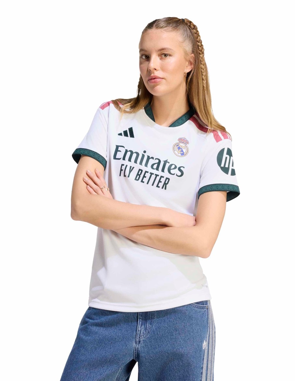 Jersey de Real Madrid Club de fútbol Tercer equipo de manga corta para mujer Jersey de Real Madrid Club de fútbol Tercer equipo de manga corta para mujer