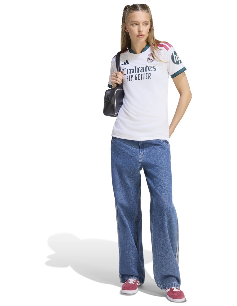Jersey de Real Madrid Club de fútbol Tercer equipo de manga corta Adidas para mujer