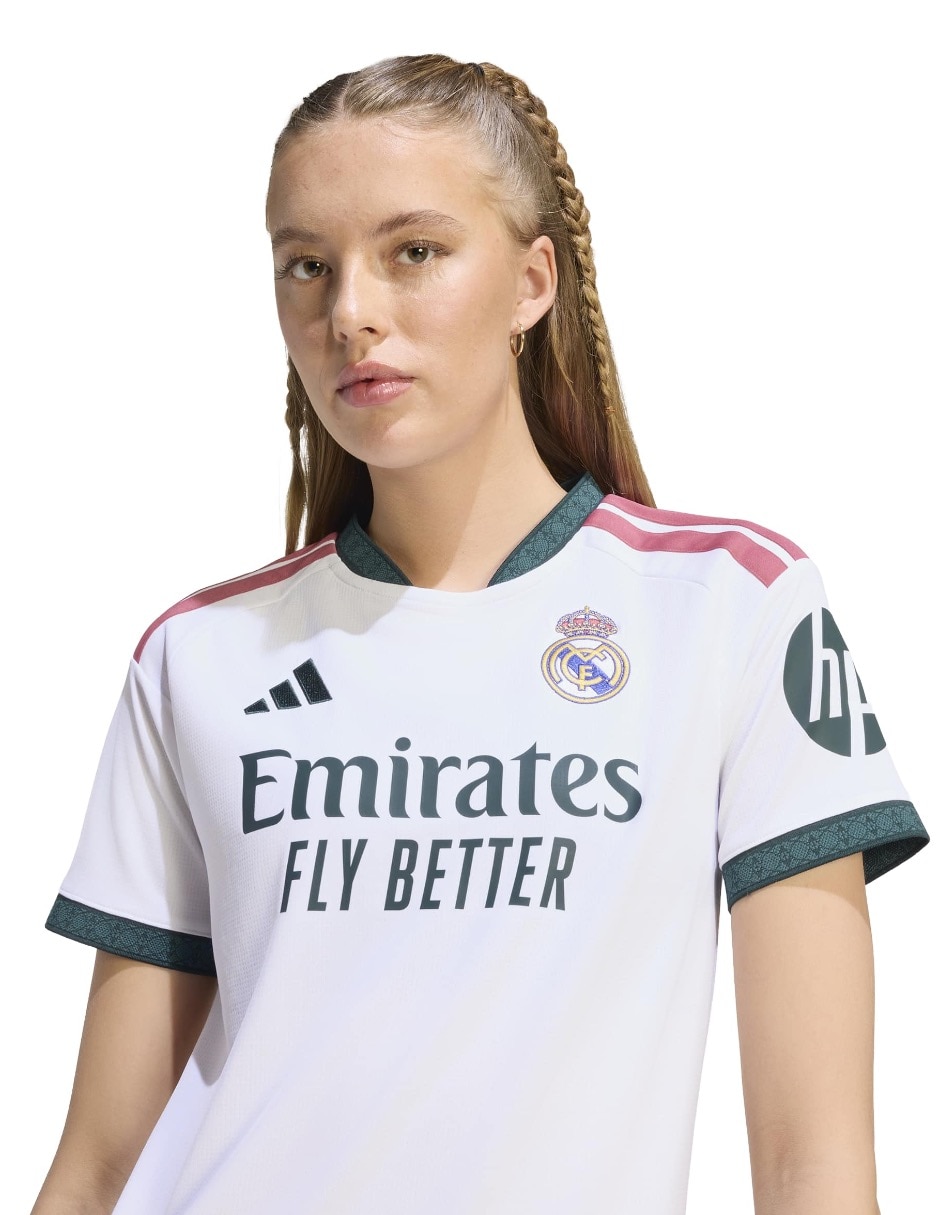 Jersey de Real Madrid Club de fútbol Tercer equipo de manga corta Adidas para mujer