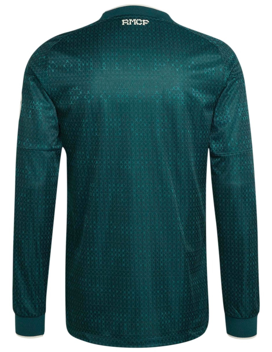 Jersey de Real Madrid Club de fútbol Tercer equipo manga larga para hombre 5