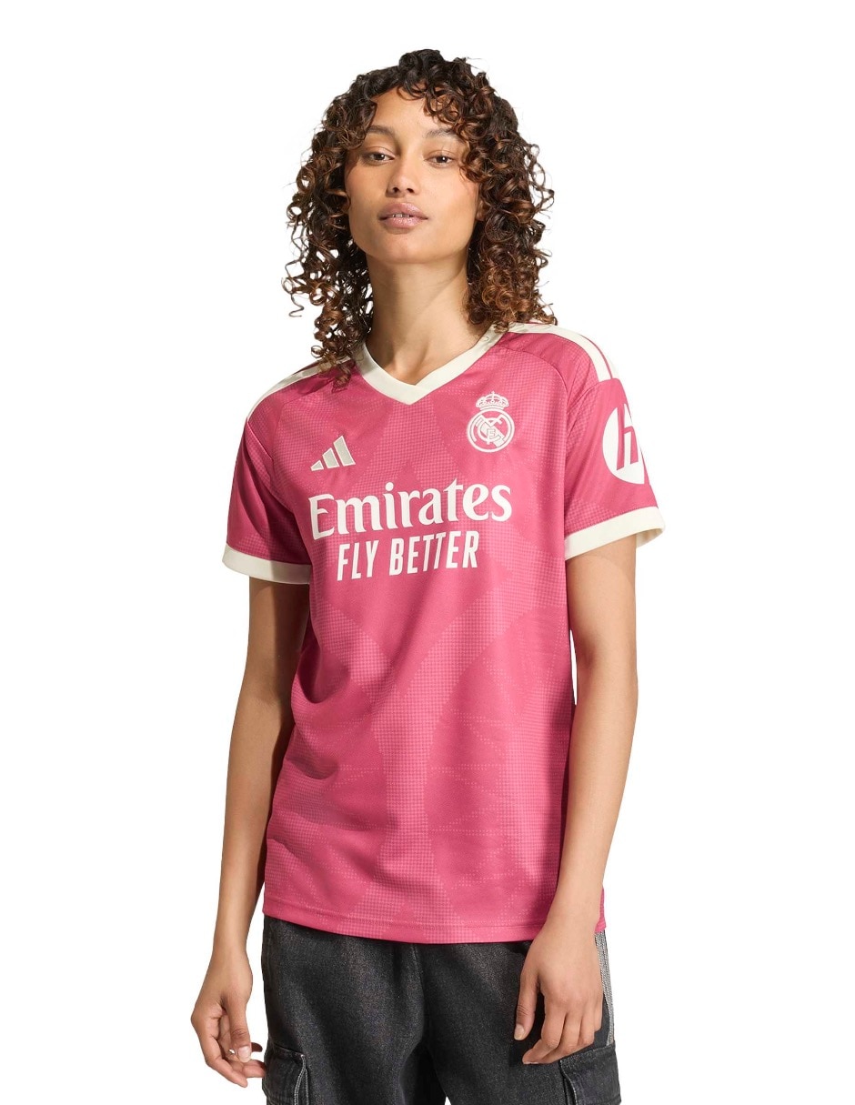 Jersey de Real Madrid Club de Fútbol Tercer equipo manga corta para mujer Jersey de Real Madrid Club de Fútbol Tercer equipo manga corta para mujer