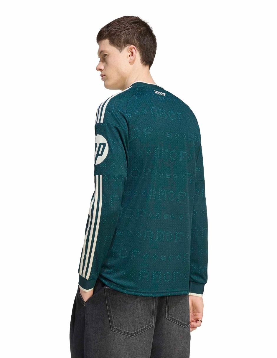 Jersey de Real Madrid Club de fútbol Tercer equipo manga larga para hombre 7
