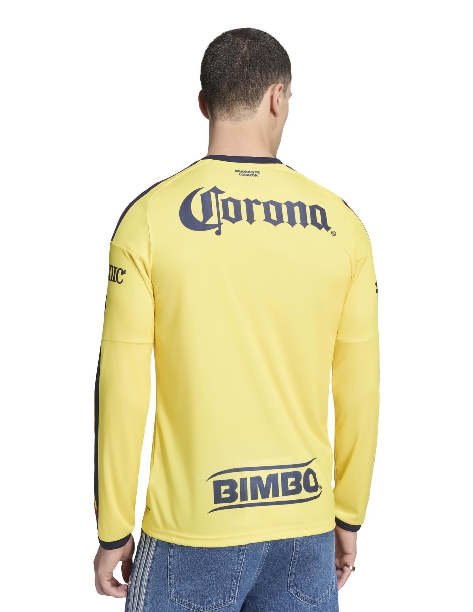 Jersey de Club América local manga larga para hombre 3