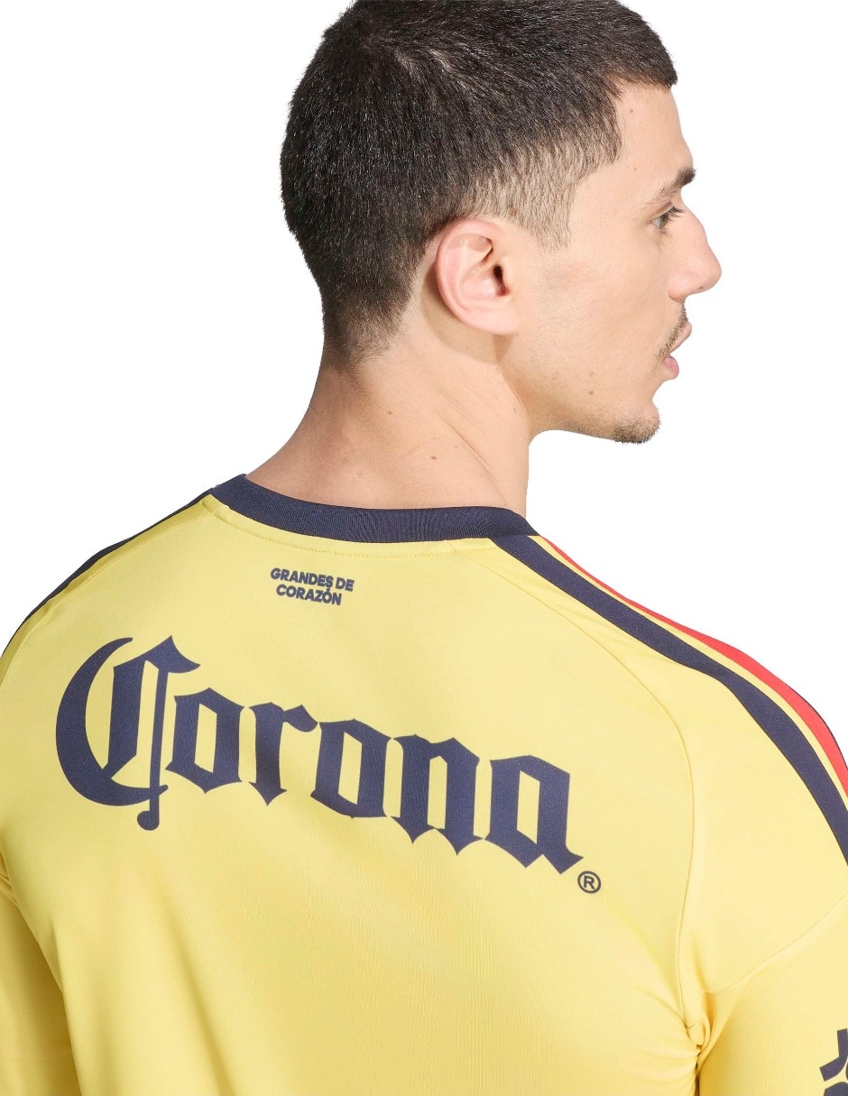 Jersey de Club América local manga larga para hombre 7