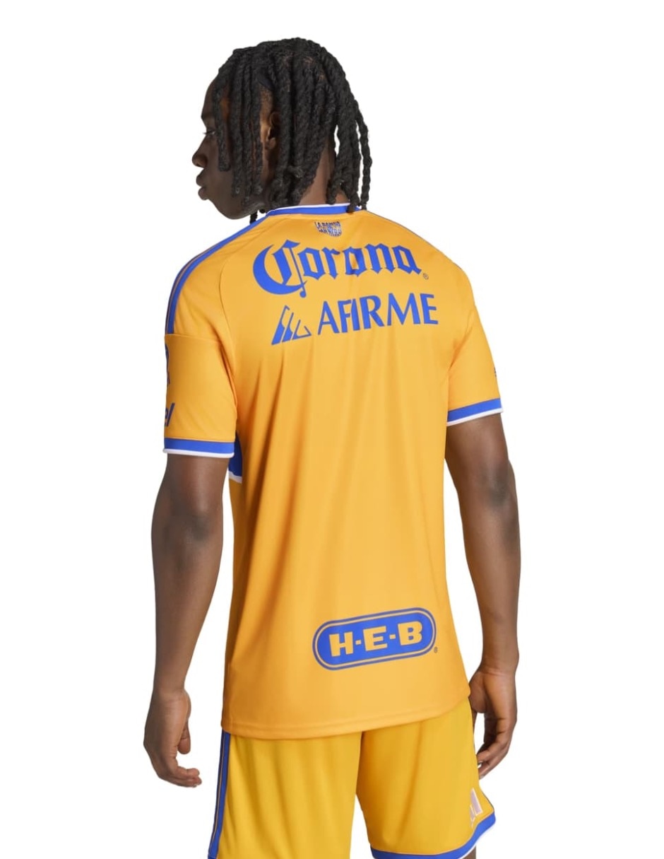 Jersey de tigres uanl tercer equipo de manga corta adidas para hombre