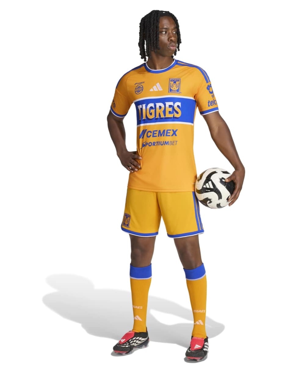 Jersey de tigres uanl tercer equipo de manga corta adidas para hombre