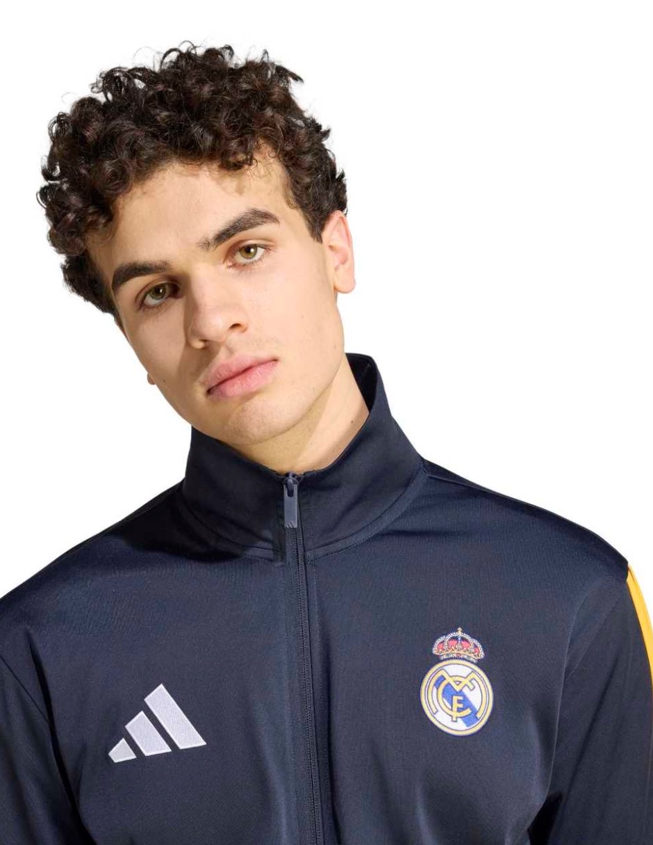 Chamarra para fútbol Adidas Real Madrid Club de Fútbol para hombre