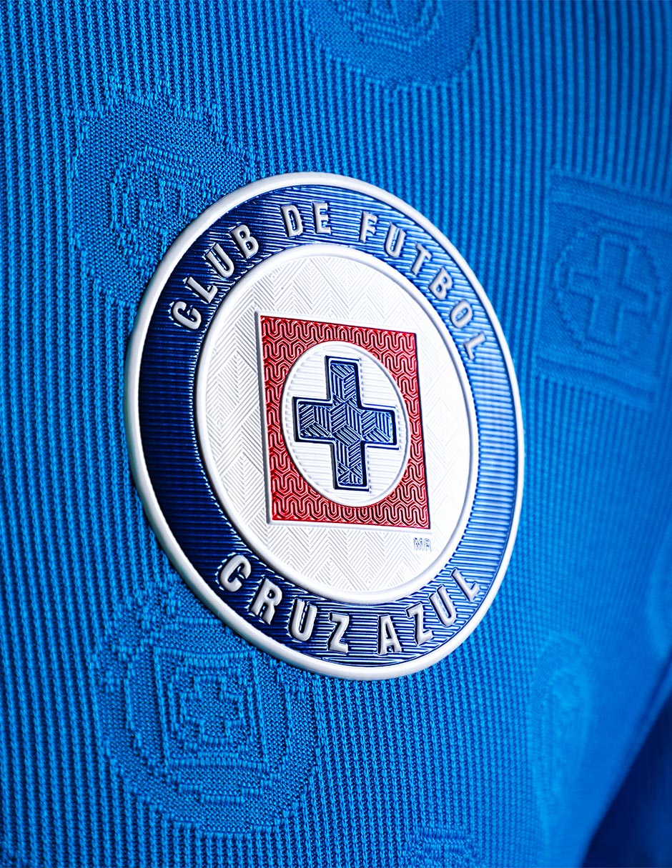 Jersey de club de fútbol cruz azul local de manga corta fan para mujer 5